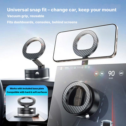 Vacuum Magnetic Suction Phone Holder