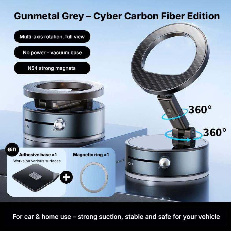 Vacuum Magnetic Suction Phone Holder