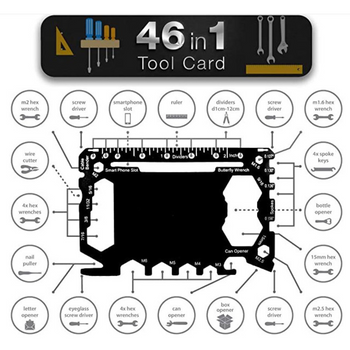 Multifunctional Tool Card