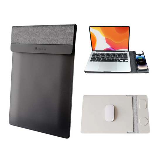 NEXA 4-in-1 Laptop Sleeve with Wireless Charging