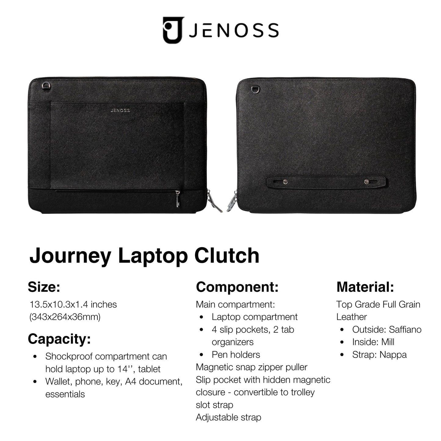 Journey Laptop Clutch