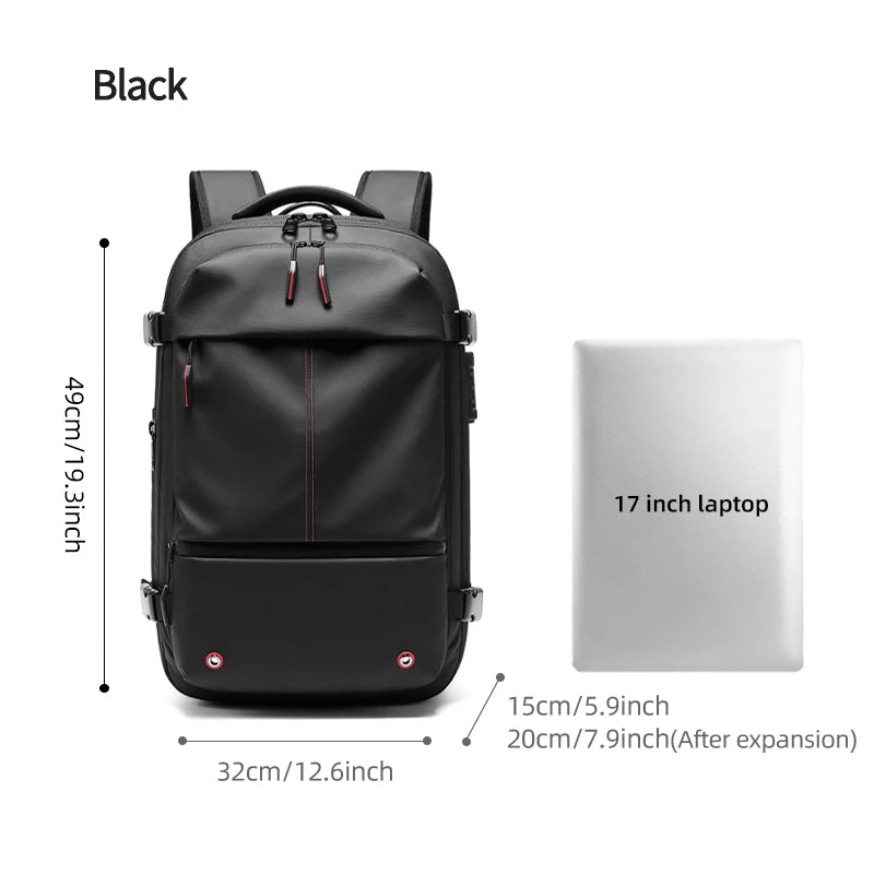Expandable Vacuum Compression Travel Backpack