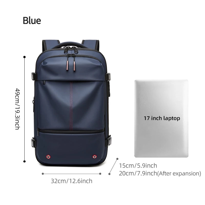 Expandable Vacuum Compression Travel Backpack