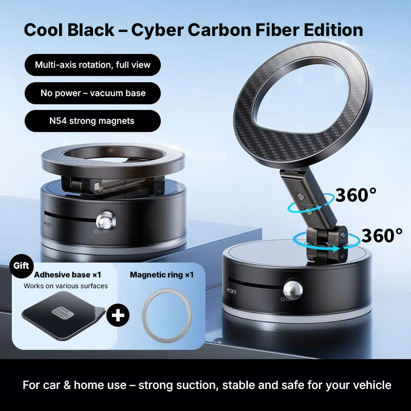 Vacuum Magnetic Suction Phone Holder